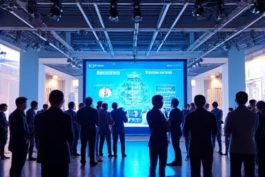 Evento corporativo de tecnología